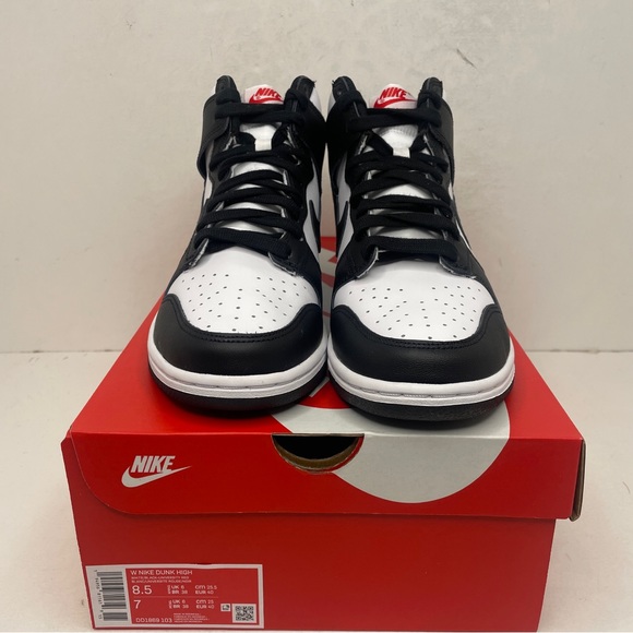 Nike Dunk High WMNS “Panda/Black White” 2023 - Picture 2 of 4
